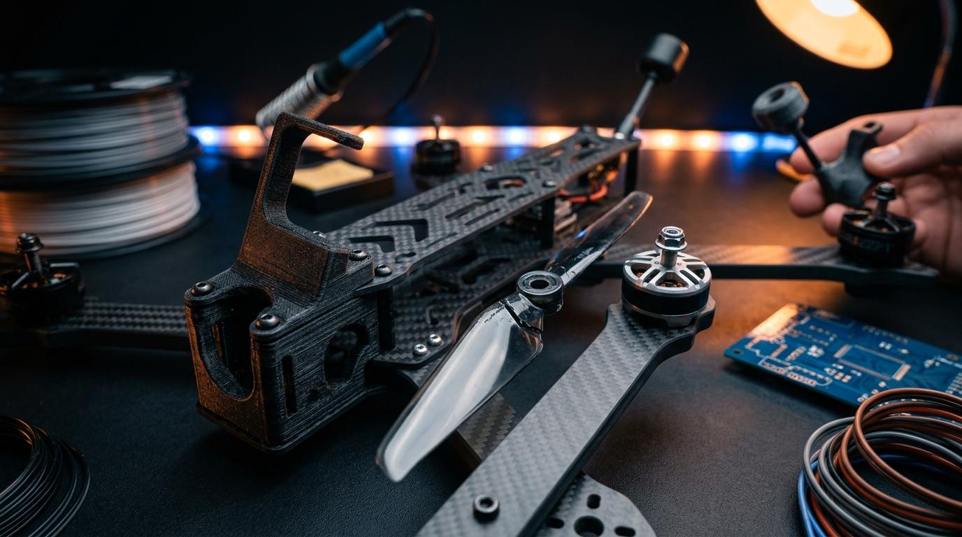 3D Printing Drone Parts — What Actually Works and What Will Snap on Impact
