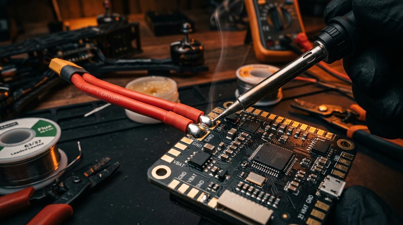 Soldering for Drone Builders — The Joints That Matter Most